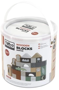 Tryco 50 Stuks Houten Blokken TR-353001 20 Tryco 50 Stuks Houten Blokken TR-353001 -Kinderkraft Winkel tryco 50 stuks houten blokken tr 353001 3