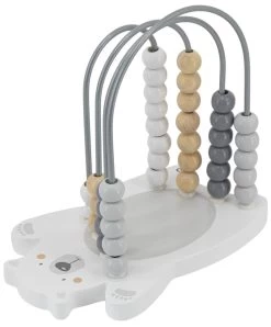 Tryco IJsbeer Houten Telraam TR-353002 -Kinderkraft Winkel tryco ijsbeer houten telraam tr 353002