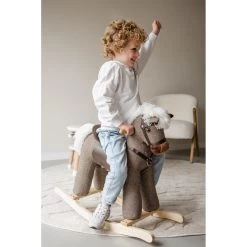 Tryco Milo Bruin Hobbelpaard 36m+ TR-120111 -Kinderkraft Winkel tryco milo bruin hobbelpaard 36m tr 12011 sfeer1