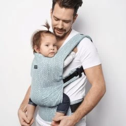 Zaffiro City Graphite Leaves Ergonomische Draagzak 45400 -Kinderkraft Winkel zaffiro city mint leaves ergonomische draagzak 1