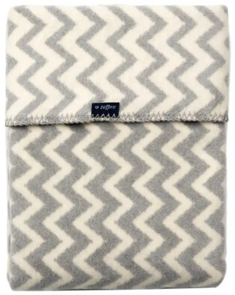 Zaffiro Grijs & Ecru Zigzag 75 X 100 Cm Wiegdeken 40771 3 Zaffiro Grijs & Ecru Zigzag 75 X 100 Cm Wiegdeken 40771