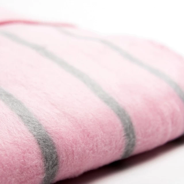 Zaffiro Grijs & Roze Gestreept 100 X 150 Cm Ledikantdeken 15403 5 Zaffiro Grijs & Roze Gestreept 100 X 150 Cm Ledikantdeken 15403 - Afbeelding 3