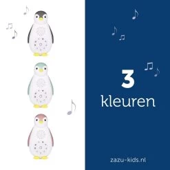 Zazu Zoe De Pinguin Blauw 3 In 1 Muziekdoosje ZA-ZOE-02 -Kinderkraft Winkel zoe nl all 2 colours lr 2